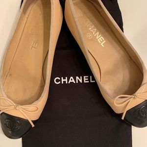 Chanel Ballerina Flats SZ 37.5